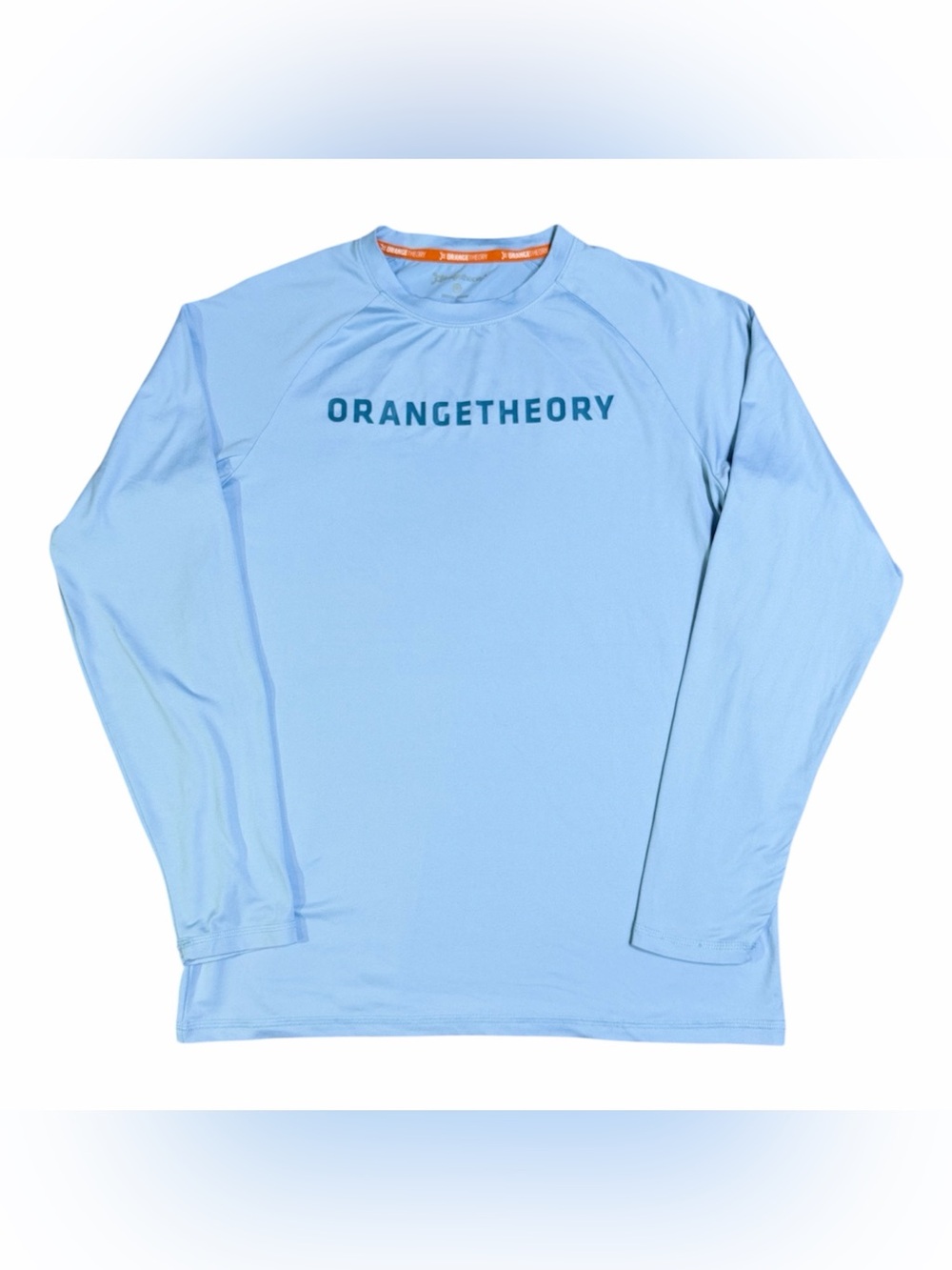 Orangetheory Fitness 24/7 Raglan Long Sleeve Tee Baby Blue Men’s Women’s Small
